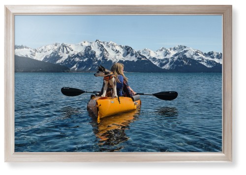 Photo Gallery Landscape Framed Print, Metallic, Modern, None, None, Single piece, 24x36, Multicolor, multi