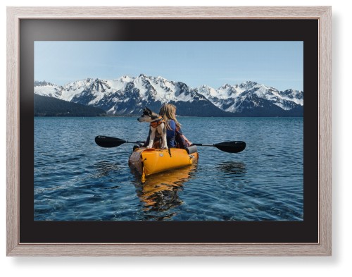 Photo Gallery Landscape Framed Print, Rustic, Modern, None, Black, Single piece, 24x36, Multicolor