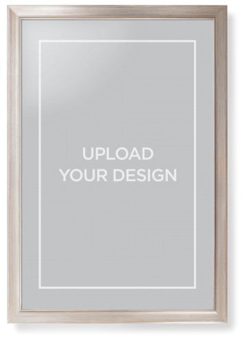 Upload Your Own Design Portrait Framed Print, Metallic, Modern, None, None, Single piece, 24x36, Multicolor