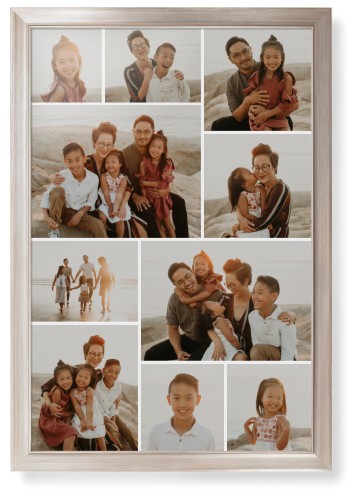 Gallery of Ten Framed Print, Metallic, Modern, None, None, Single piece, 24x36, Multicolor, multi