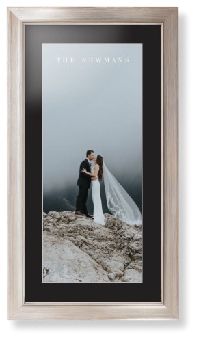 Photo Gallery Panoramic Framed Print, Metallic, Modern, White, Black, Single piece, 10x24, Multicolor, multi