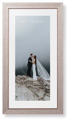 Photo Gallery Panoramic Framed Print, Rustic, Modern, None, White, Single piece, 10x24, Multicolor