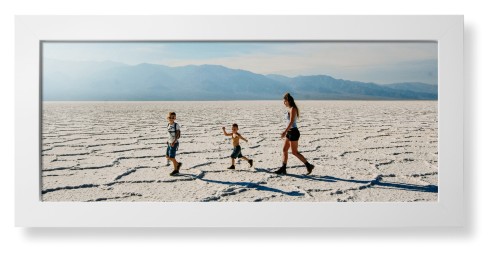 Panoramic Gallery of One Framed Print, White, Contemporary, None, None, Single piece, 10x24, Multicolor, multi