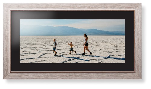 Panoramic Gallery of One Framed Print, Rustic, Modern, None, Black, Single piece, 10x24, Multicolor