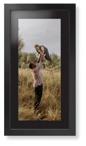 Photo Gallery Panoramic Portrait Framed Print, Black, Contemporary, None, Black, Single piece, 10x24, Multicolor, multi