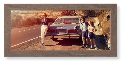 Gallery Panoramic Framed Print, Walnut, Contemporary, None, None, Single piece, 10x24, Multicolor, multi