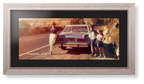 Gallery Panoramic Framed Print, Rustic, Modern, Black, Black, Single piece, 10x24, Multicolor, multi