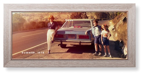 Gallery Panoramic Framed Print, Rustic, Modern, None, None, Single piece, 10x24, Multicolor, multi