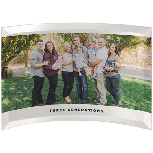 Gallery Stripes Curved Glass Print, 7x10, Curved, Multicolor