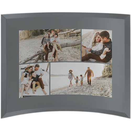 Gallery of Four Collage Curved Glass Print, 10x12, Curved, Multicolor