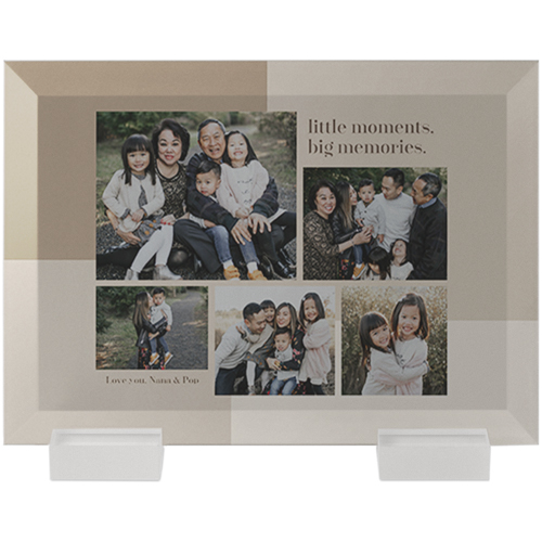 Abstract Memories Flat Glass Print, 5x7, Flat, Beige
