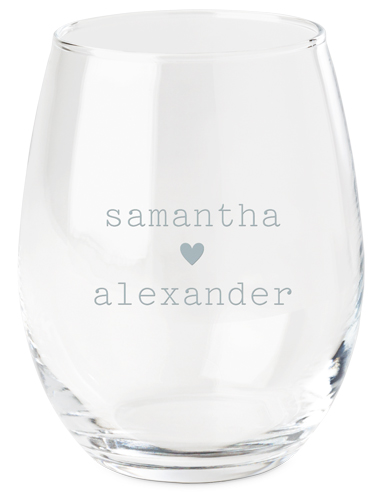 Personalized Stemless Wine Glasses 