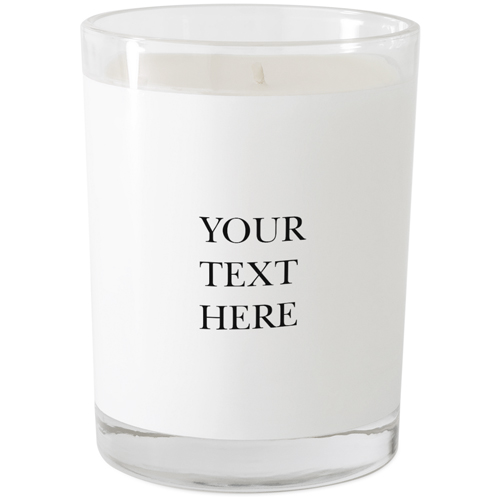 Text Gallery Glass Candle, Glass, Grapefruit Blossom, 9oz, Multicolor