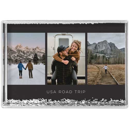 Gallery of Three Trio Glitter Block, Multicolor, multi