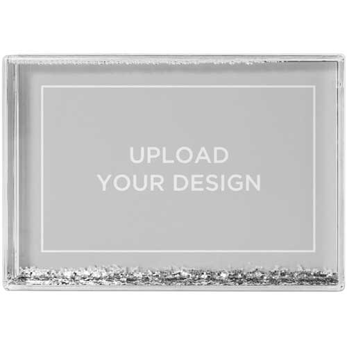 Upload Your Own Design Glitter Block, Multicolor