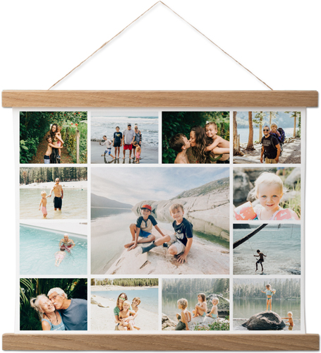 Hero Gallery of Thirteen Hanging Canvas Print, Natural, 11x14, Multicolor, multi