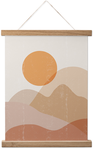 Abstract Sunset Hanging Canvas Print, Natural, 11x14, Multicolor