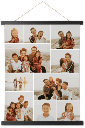 Gallery of Ten Hanging Canvas Print, Black, 11x14, Multicolor, multi