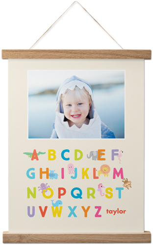 Alphabet Animals Hanging Canvas Print by Shutterfly | Shutterfly