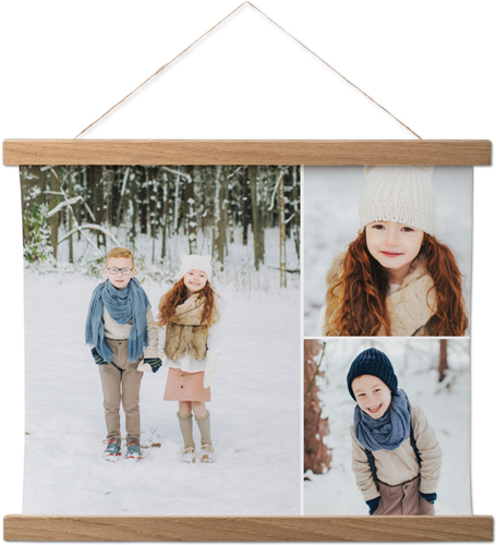 Gallery of Three Landscape Hanging Canvas Print, Natural, 11x14, Multicolor, multi