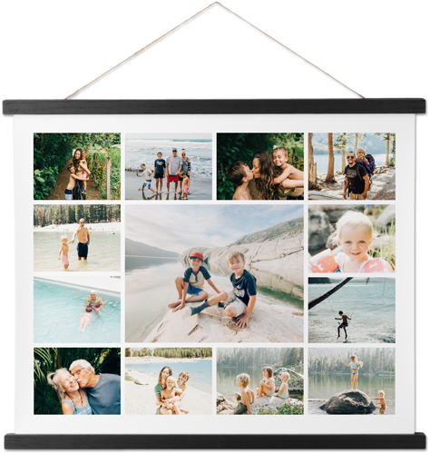 Hero Gallery of Thirteen Hanging Canvas Print, Black, 16x20, Multicolor, multi