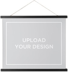 upload your own design landscape hanging canvas print