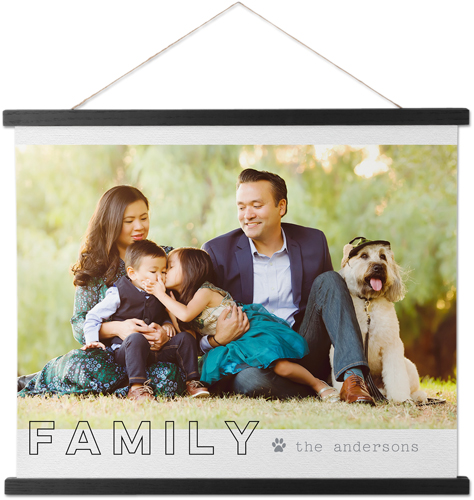 Simply Chic Family Hanging Canvas Print by Shutterfly | Shutterfly