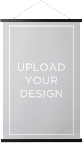Upload Your Own Design Hanging Canvas Print, Black, 20x30, Multicolor
