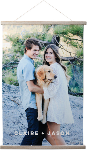 Photo Gallery Portrait Hanging Canvas Print, Rustic, 20x30, Multicolor