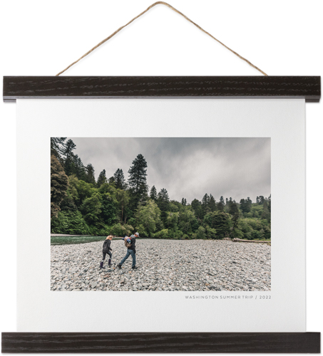 Border Gallery of One Landscape Hanging Canvas Print, Black, 8x10, Multicolor