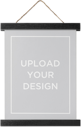 Upload Your Own Design Hanging Canvas Print, Black, 8x10, Multicolor