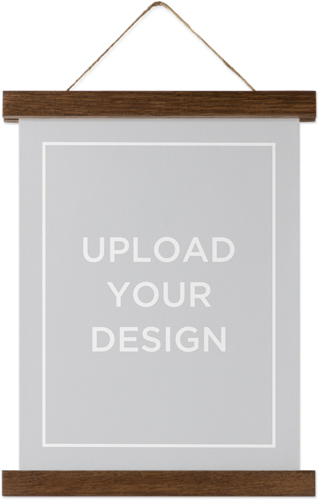 Upload Your Own Design Hanging Canvas Print, Walnut, 8x10, Multicolor
