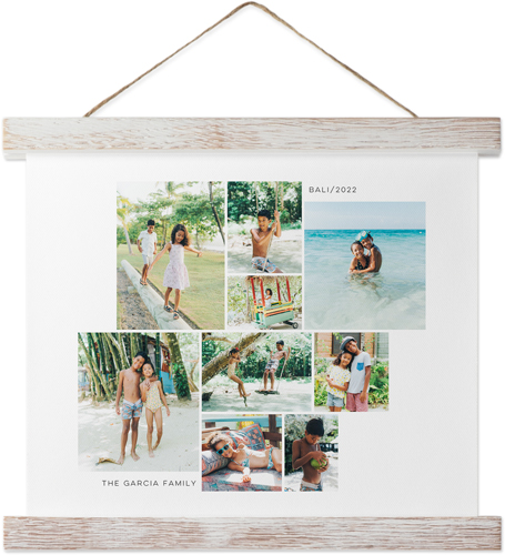 Gallery of Nine Hanging Canvas Print, Rustic, 8x10, Multicolor