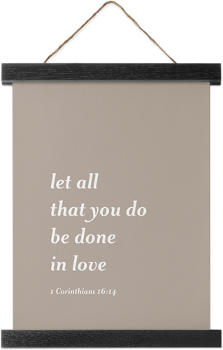 Gallery Text Quote Hanging Canvas Print, Black, 8x10, Multicolor