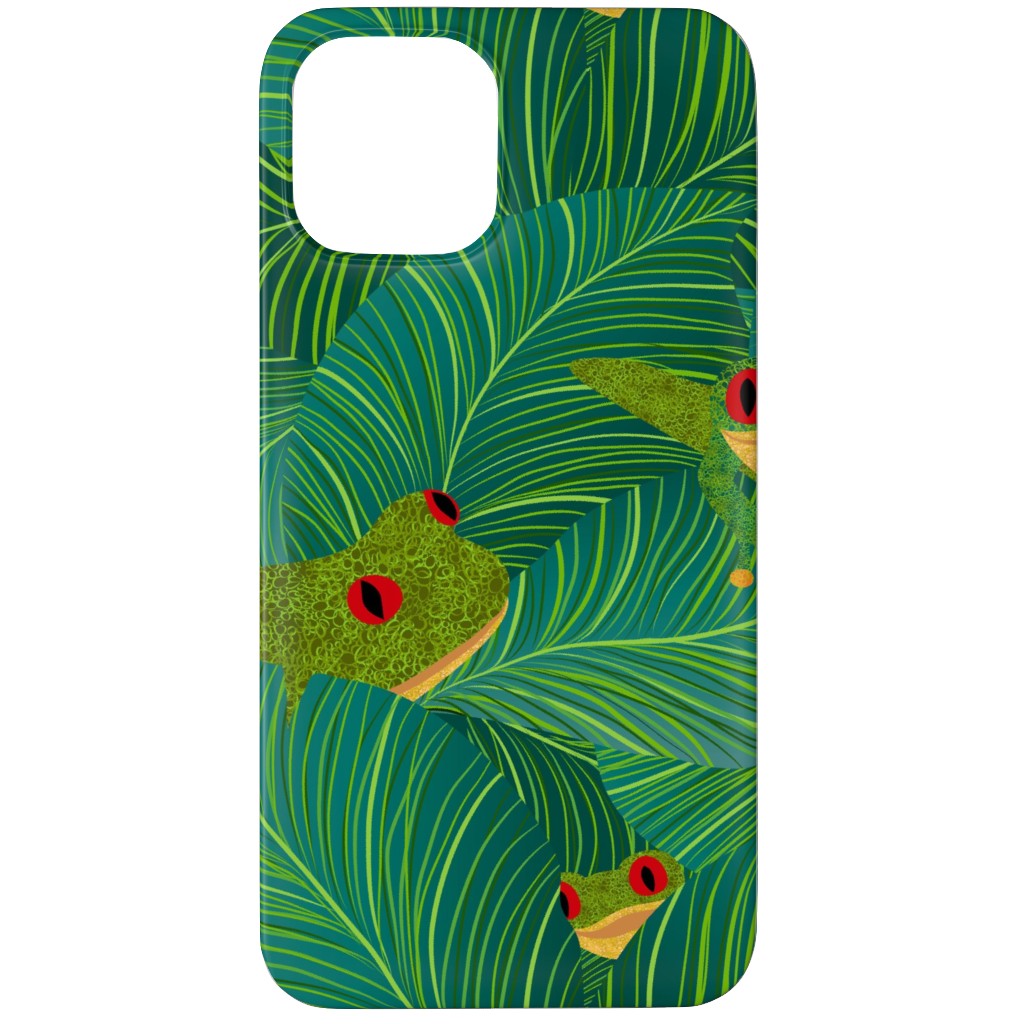 Island Peepers Phone Case, Silicone Liner Case, Matte, iPhone 11 Pro Max, Green