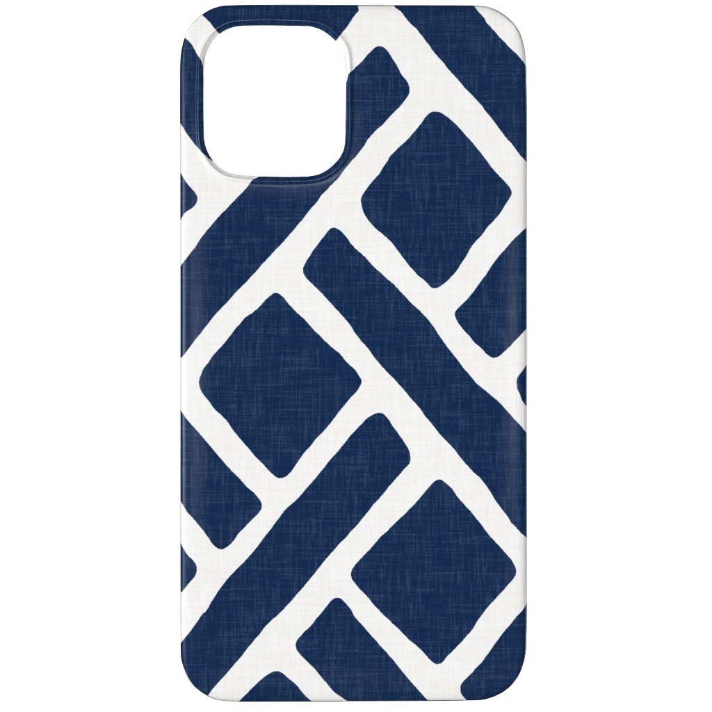 Savannah Trellis Phone Case, Silicone Liner Case, Matte, iPhone 11 Pro Max, Blue