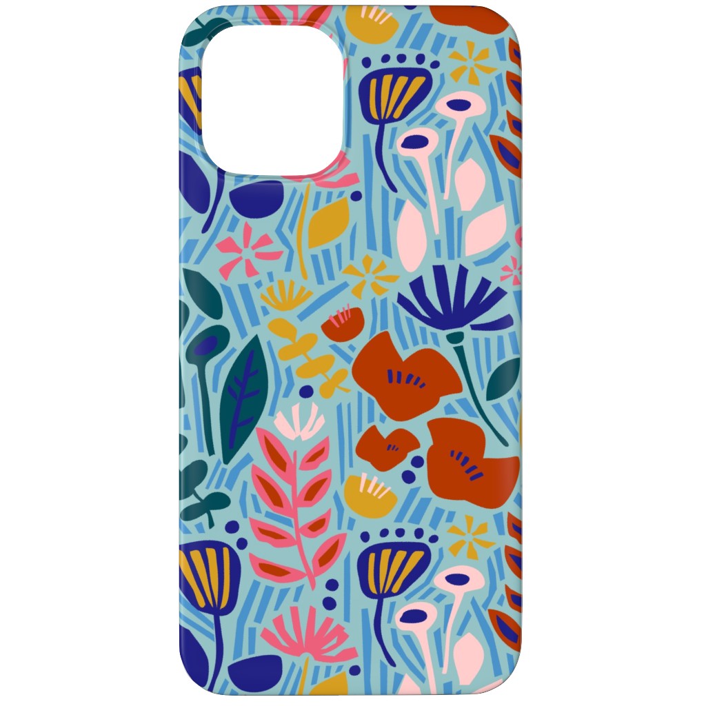 Paper Cut Floral Garden Phone Case, Silicone Liner Case, Matte, iPhone 11 Pro Max, Multicolor, Sea