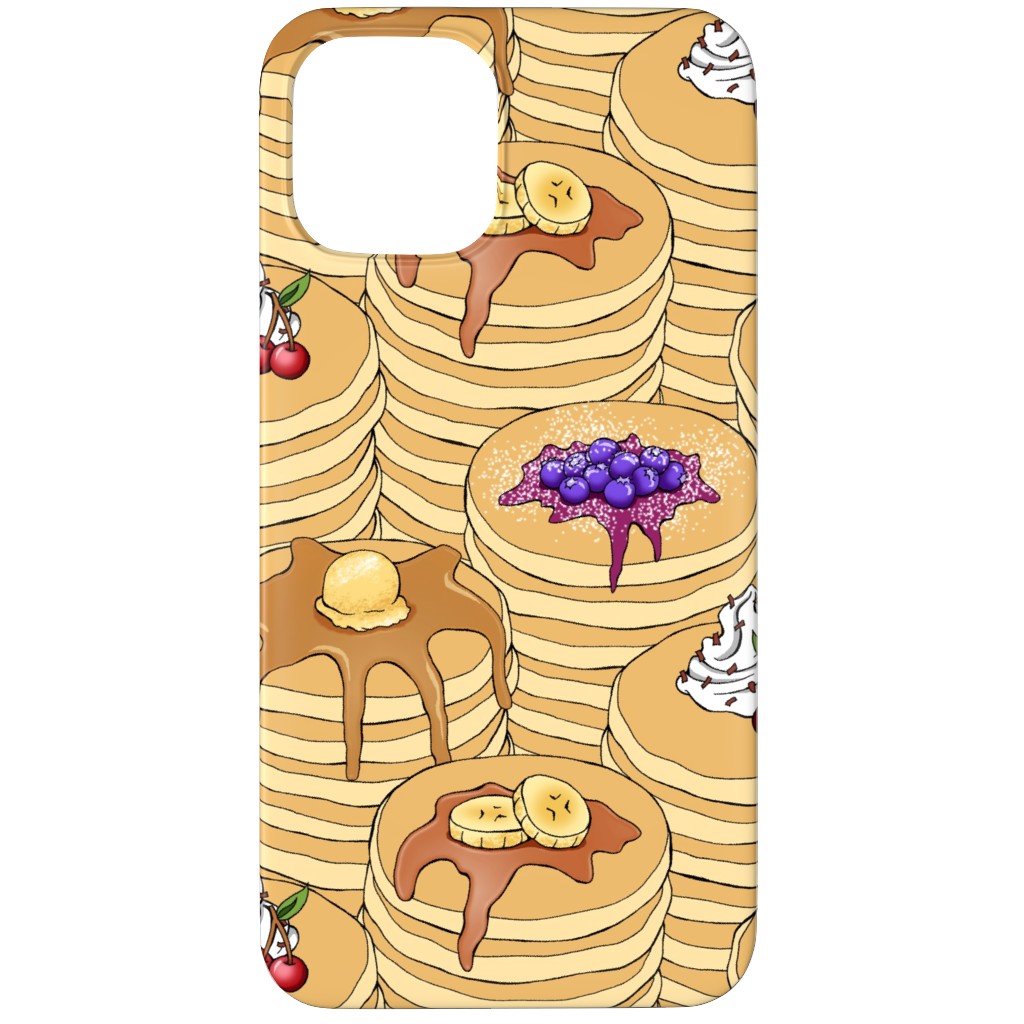 Flapjack Stack Phone Case, Slim Case, Matte, iPhone 11 Pro Max, Beige