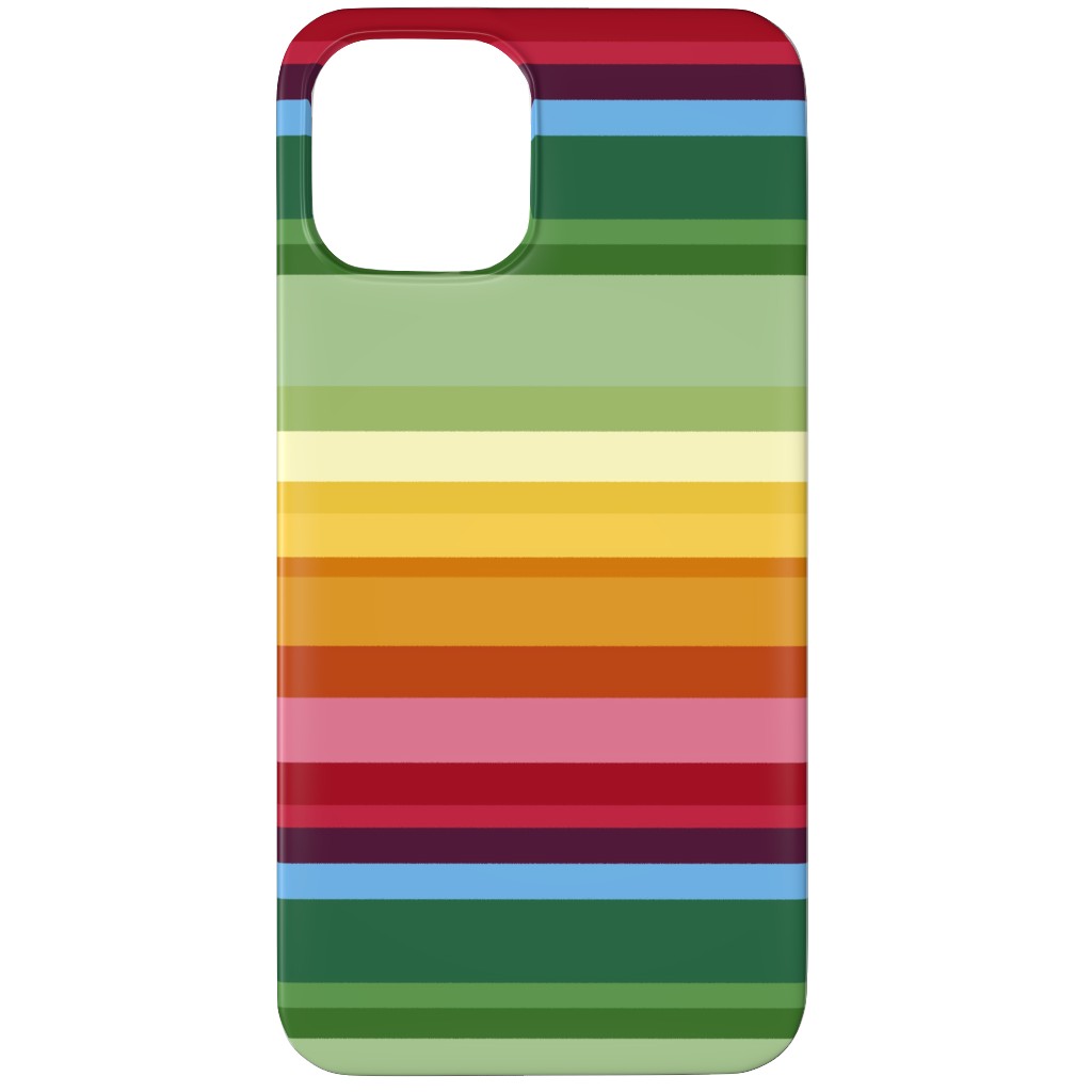 Rainbow Stripe Phone Case, Slim Case, Matte, iPhone 11 Pro Max, Multicolor