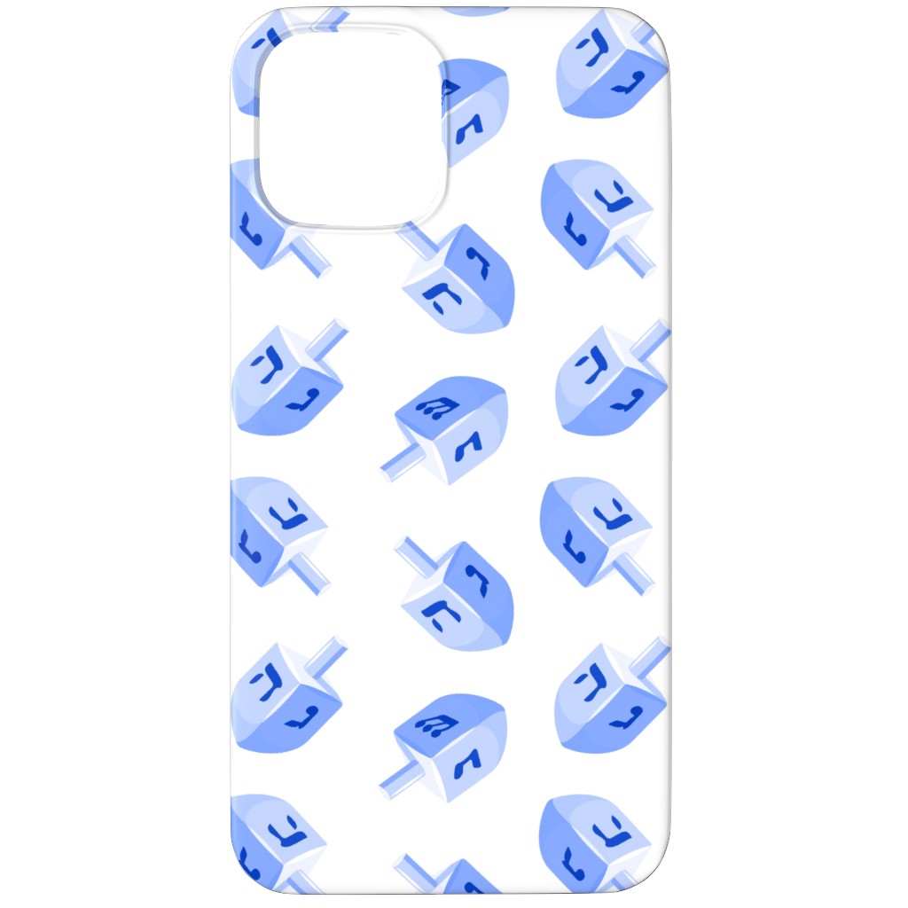 Dreidels Phone Case, Slim Case, Matte, iPhone 11 Pro Max, Blue, Blue Bonnet