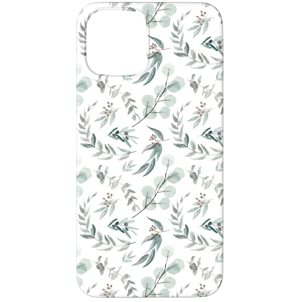 Eucalyptus Leaves - Australiana Botanical Phone Case, Slim Case, Matte, iPhone 11 Pro Max, Green, Classic Green