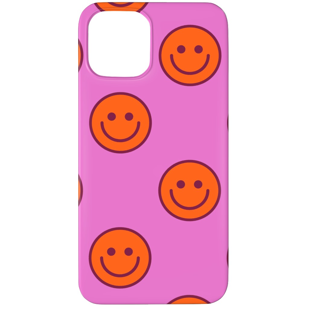 Smileys - Rasberry Sherbert Phone Case, Silicone Liner Case, Matte, iPhone 11 Pro, Pink, Bright Pink