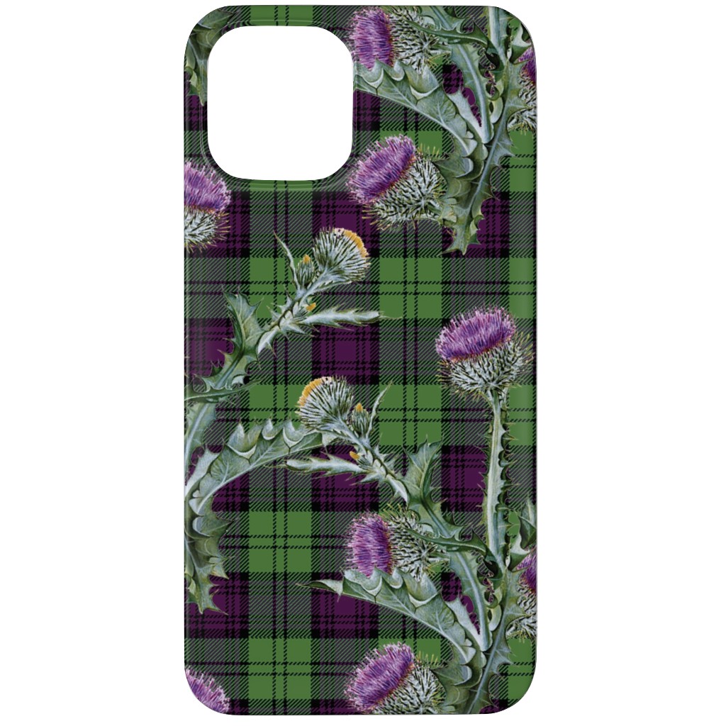 Feochadan Tartan - Green and Purple Phone Case, Silicone Liner Case, Matte, iPhone 11 Pro, Green, Classic Green