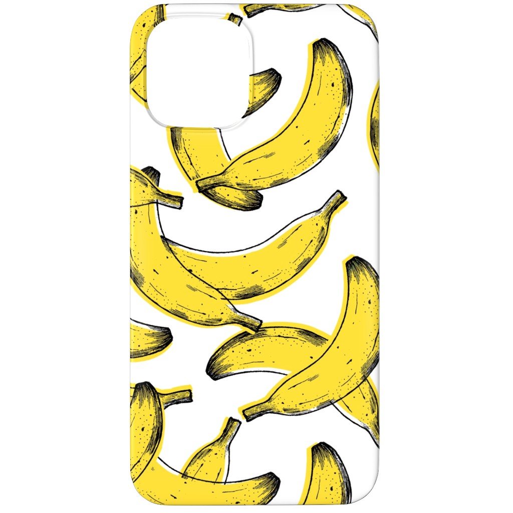 Banana Phone Case, Silicone Liner Case, Matte, iPhone 11 Pro, Yellow, Classic Yellow