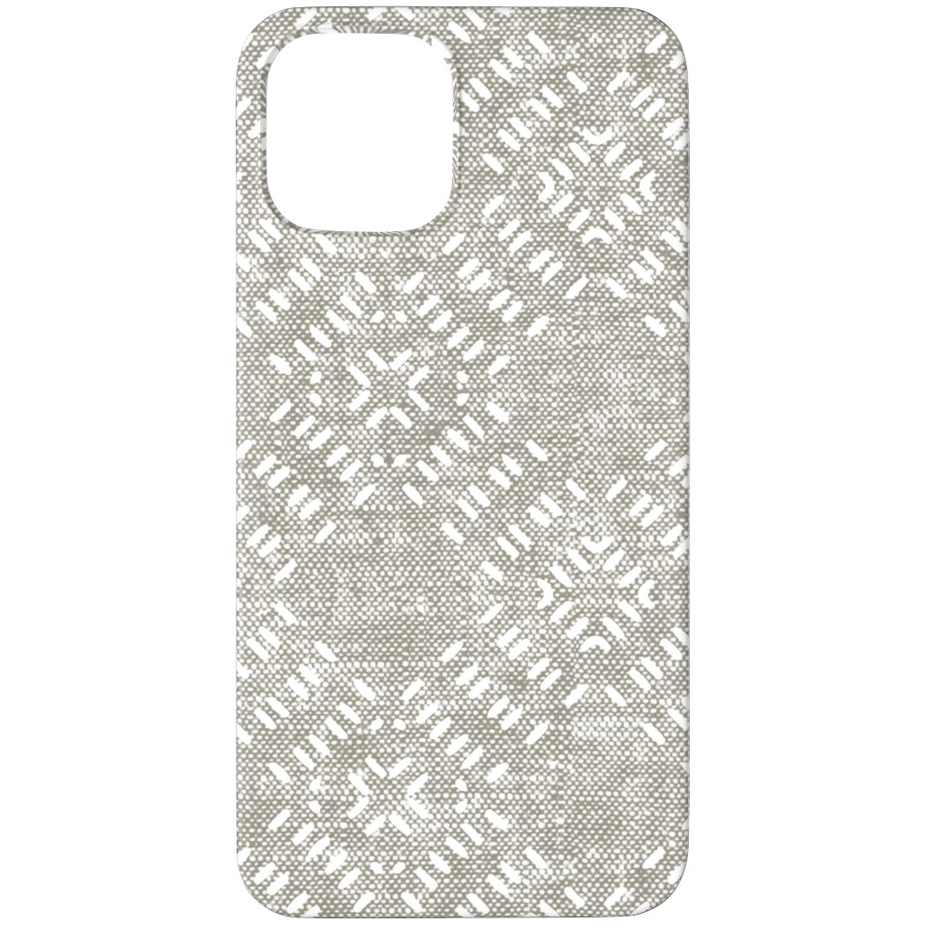 Modern Farmhouse Tile - Neutral Phone Case, Silicone Liner Case, Matte, iPhone 11 Pro, Gray, Gray