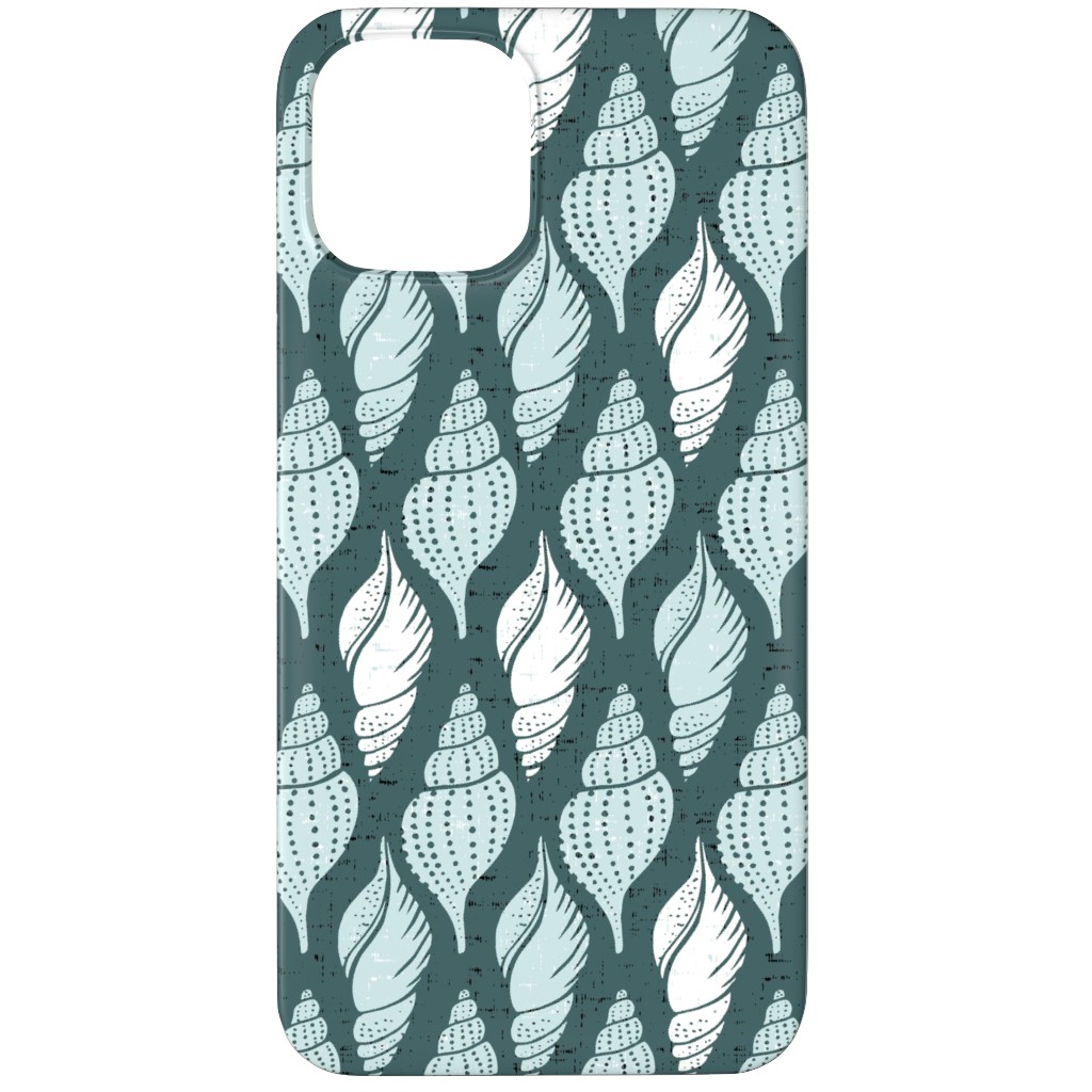 Beachcomber Summer - Mint Phone Case, Silicone Liner Case, Matte, iPhone 11 Pro, Blue, True Blue
