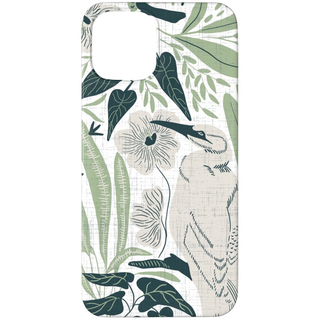 Tropical Hawaiian Dreams Phone Case, Slim Case, Matte, iPhone 11 Pro, Green, Smoke