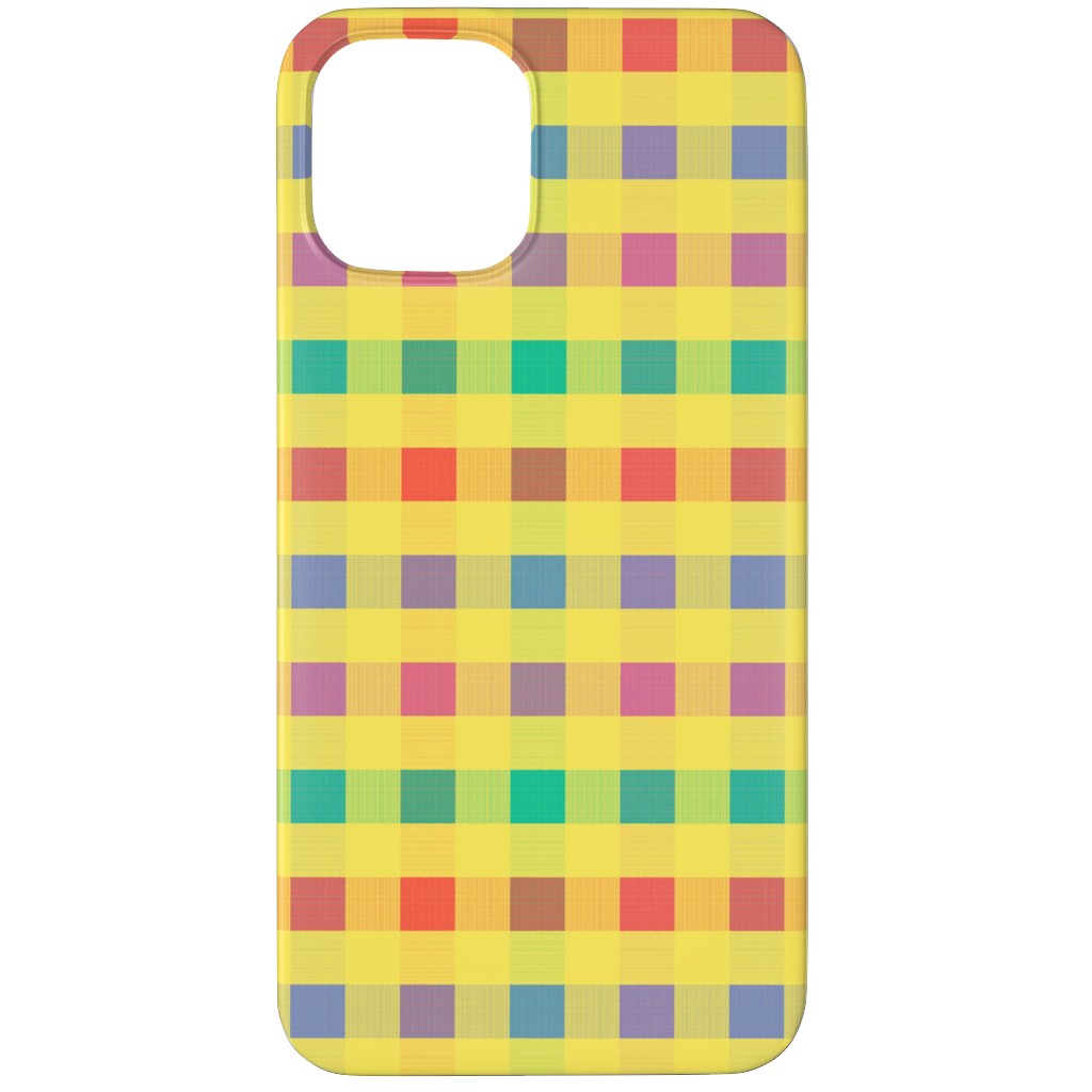 Picnic Plaid Phone Case, Slim Case, Matte, iPhone 11 Pro, Multicolor, Bright Delight