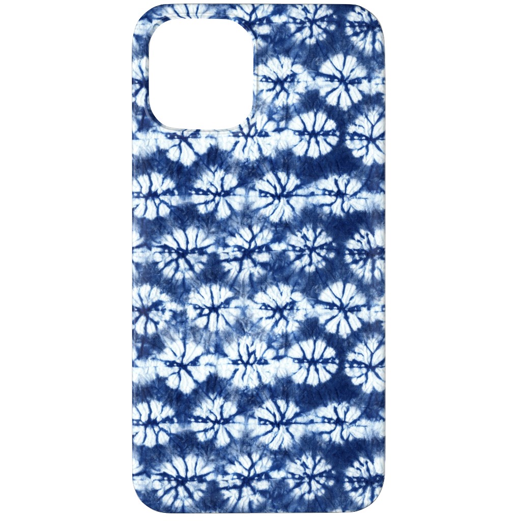 Shibori Pine - Blue Phone Case, Slim Case, Matte, iPhone 11 Pro, Blue, True Blue