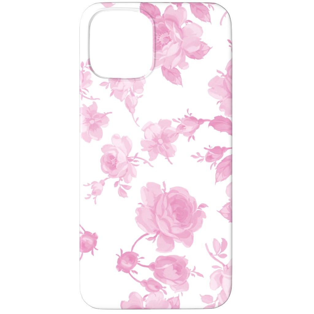 Saint Colette June Roses - Pink Phone Case, Slim Case, Matte, iPhone 11 Pro, Pink, Bright Pink